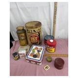 Vintage tins