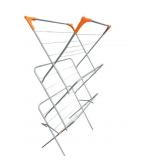 Folding drying rack with multiple tiers for