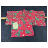 Christmas tablecloths & runners as marked