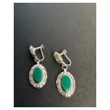 Vintage earrings,Mexican, modernist, sterling