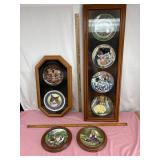 Decorative Framed Collectible Plates