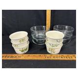 Small glass serving bowls & ramekins