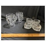 Coasters/ candle holders & glass decor