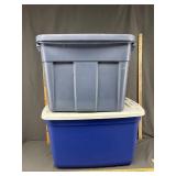 2 Totes with lids