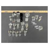 Glass and Plastic decanter stoppers