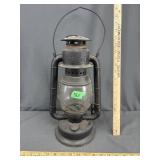 Metal & glass oil lantern