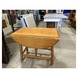 Wooden drop leaf side table