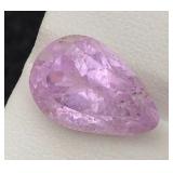 $3,875 Appraisal - 7.75 ct Cert. Pink Kunzite