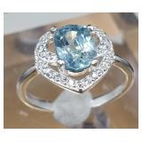 $2,667 Appraisal - 2.8g Cert. Silver Zircon