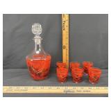 Decanter & shot glasses