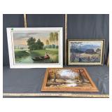 3 Framed artwork- see pictures