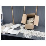 Assorted linens etc- see pictures