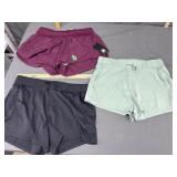 New- 3 Pairs summer shorts- Ladies large
