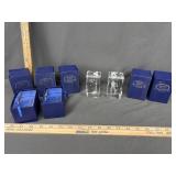 Nine 3D Crystal Paperweights - 6 Toronto CN