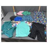 New- Kids swim bundle- hats & Speedo swim caps