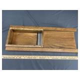 Wooden cabbage slicer