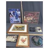 Miscellaneous framed art/ posters & assorted