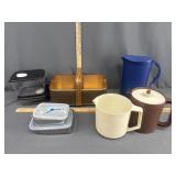 Kitchen lot- see pictures- pitchers/ storage etc