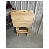 Wooden tv trays
