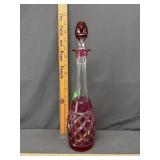 Vintage crystal decanter