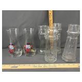 Vintage Red Lobster jugs and glasses