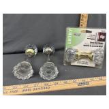 Glass door knobs
