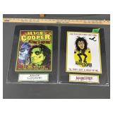 2 Alice Cooper Prints - 11' x 14'