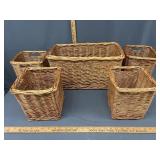 Box of assorted baskets
