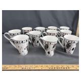 Playing card mugs