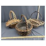 Box of assorted baskets