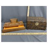 Menï¿½s wooden valet & ladies Jewellery box