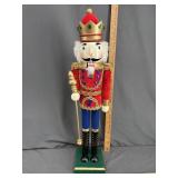 23ï¿½' Wooden Christmas Red Nutcracker King