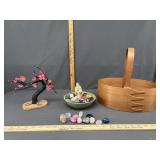Mini Zen Garden, Gemstones, Basket, etc.