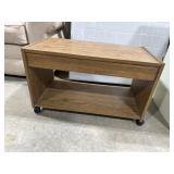 Small rolling storage table