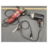 Electric grinder & drill