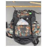 camouflage print bag featuring a 'Glendee' logo
