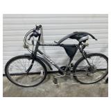 grey Huffy infinity mountain bike