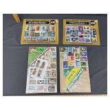 4 Vintage Packs of World Stamps