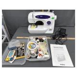 Brother sewing machine with sewing notions
