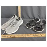 Size 6 running shoe & size 7 Clarkï¿½s sandals