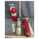 Old fire extinguishers