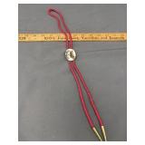 Vintage red Horsehead lariat