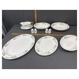 Minton Greenwich serving bowls & platters & salt