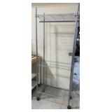 Laundry caddy / rolling garment rack