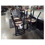 TWO TOP TABLE, 24"X30", W/ TWO CHAIRS, TIMES THE