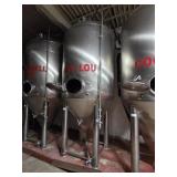 30 BBL. GLACIER TANK FERMENTER, JACKETED, FRONT