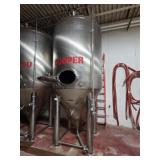 30 BBL. GLACIER TANK FERMENTER, JACKETED, FRONT