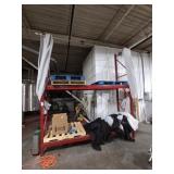 SECTION OF PALLET RACKING, 10