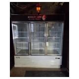 REACH-IN COOLER, AVANTCO, MDL 178GDC69HCW, THREE