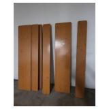 GROUP OF VARIOUS FOLDING WOOD TABLES